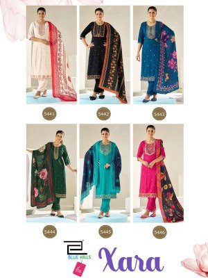 Blue Hills Xara 3-Piece Rayon Kurti Set with Maslin Digital Print Dupatta kurti pant with dupatta Catalogs