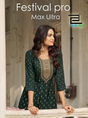 Blue Hulls Festival Pro Max Ultra Rayon Anarkali Gown with Belt (M–10XL) fancy Anarkali suit catalogs