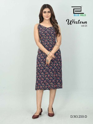 Blue hills new Western Vol 25 Smoke pattern Kurti wholesaler price  kurtis catalogs
