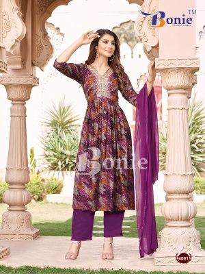 Boine by Kiara vol 4 heavy chanderi printed dori sequence work kurti pant and dupatta catalogue at wholesale price readymade suit catalogs