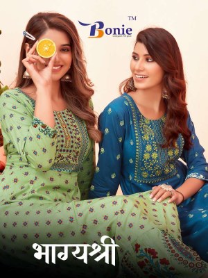 Bonie Bhagyshree Rayon Printed Ghera Anarkali Wholesale Kurti Catalogue  Amavi