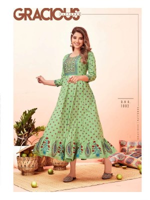 Bonie Bhagyshree Rayon Printed Ghera Anarkali Wholesale Kurti Catalogue  kurtis catalogs