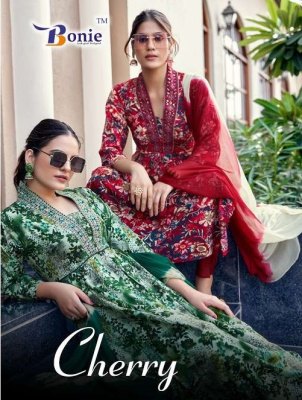 Bonie Cherry Heavy Rayon Kurti Pant Dupatta set wholesale Kurti catalogue  Amavi