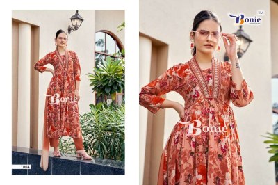 Bonie Cherry Heavy Rayon Kurti Pant Dupatta set wholesale Kurti catalogue  kurtis catalogs