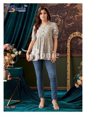 Bonie Krishi Vol 1 Cotton Western Short top for Girls   western wear catalogs