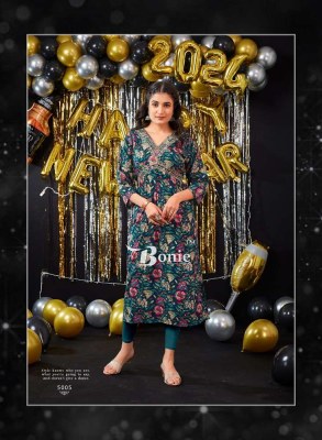 Bonie Shagun Vol 5 Rayon Printed Alia Cut Kurti catalogue wholesaler supplier  kurtis catalogs