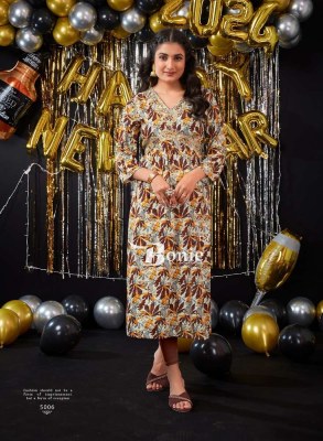 Bonie Shagun Vol 5 Rayon Printed Alia Cut Kurti catalogue wholesaler supplier  kurtis catalogs