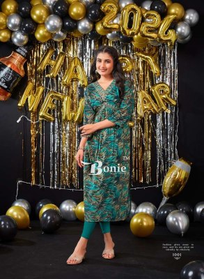 Bonie Shagun Vol 5 Rayon Printed Alia Cut Kurti catalogue wholesaler supplier  kurtis catalogs