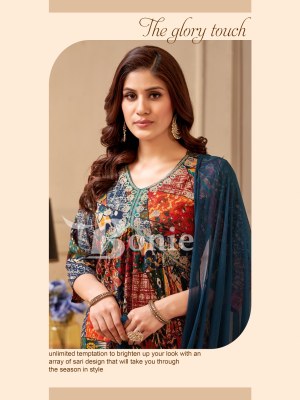 Bonie by Alia 9 heavy reyon prosium print readymade suit catalogue at wholesale price  readymade suit catalogs