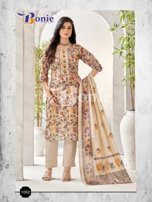 Bonie by Kaanchli vol 1 Erode silk fancy printed readymade suit catalogue at affordable rate boine