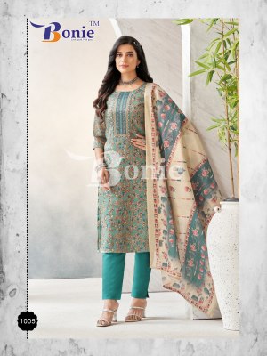 Bonie by Kaanchli vol 1 Erode silk fancy printed readymade suit catalogue at affordable rate readymade suit catalogs