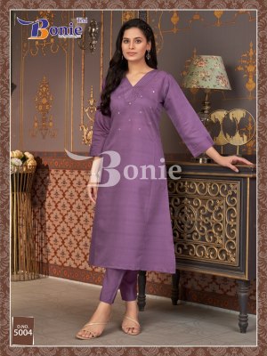 Bonnie Naina Vol 5 Premium Viscose Embroidery Work Top Plazzo Set Wholesale kurtis catalogs