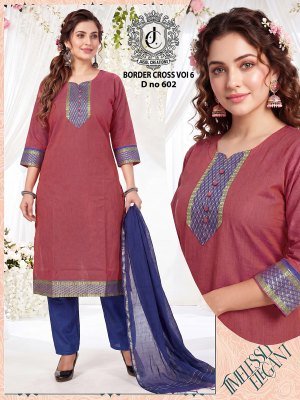 Border Cross Vol 6 Readymade 3 Piece Suit Set readymade suit catalogs