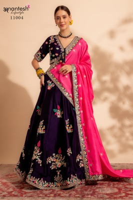 Bridesmaid vol 1 by Anantesh lifestyle new designer embroidered lehenga choli catalogue at affordable rate lehenga choli catalogs
