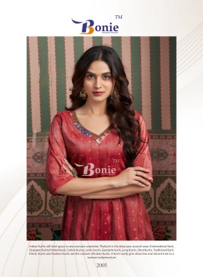 Brinda by Bonie Digital printed jacquard top bottom and dupatta catalogue at affordable rate  readymade suit catalogs