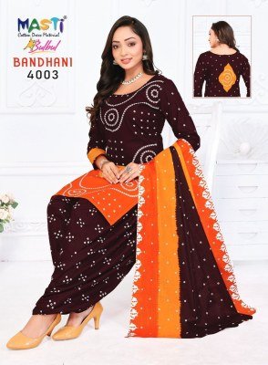 Bulbul Bandhani Vol-04 by Masti Pure Cotton bandhani dress material collection with affordable rate dress material catalogs
