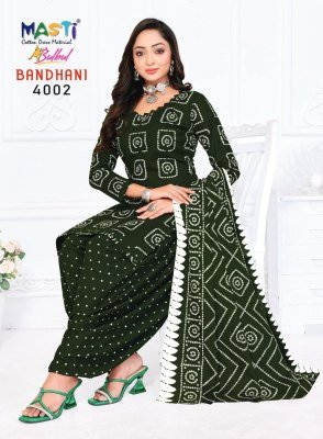Bulbul Bandhani Vol-04 by Masti Pure Cotton bandhani dress material collection with affordable rate dress material catalogs
