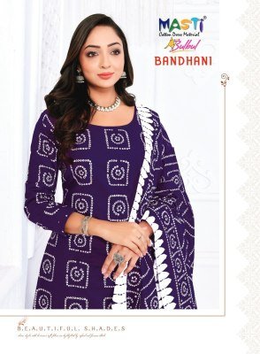 Bulbul Bandhani Vol-04 by Masti Pure Cotton bandhani dress material collection with affordable rate dress material catalogs