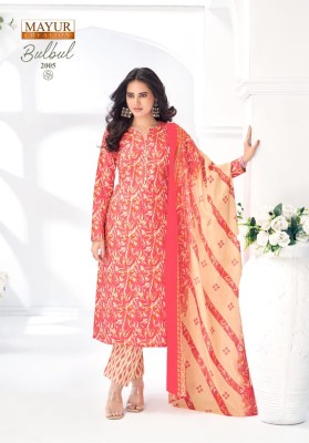 Bulbul vol 2 by Mayur Pure Cotton Printed Kurti pant with dupatta catalogue at affordable rate readymade suit catalogs