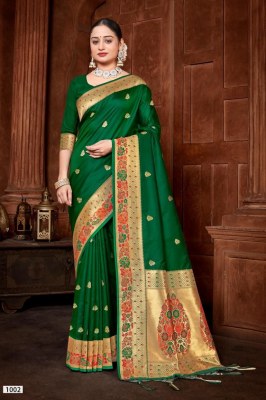 Bunawat present Dhruvi exclusive designer silk saree catalogue at affordable rate sarees catalogs