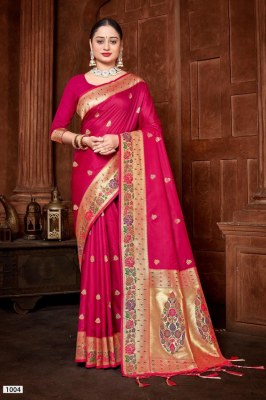 Bunawat present Dhruvi exclusive designer silk saree catalogue at affordable rate sarees catalogs