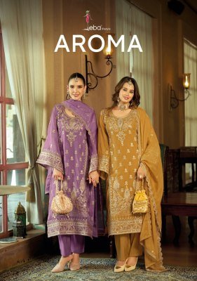 Buy Eba Lifestyle Aroma Designer Organza Suits Wholesale in Surat wholesale catalogs