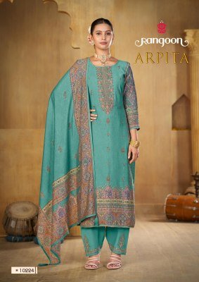 Buy Rangoon Arpita Catalog Premium Muslin Silk Bottom Suits readymade suit catalogs