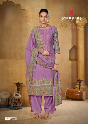 Buy Rangoon Arpita Catalog Premium Muslin Silk Bottom Suits readymade suit catalogs