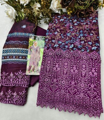 COSMOS FASHION RIWAYAT VOL-1 –Lawn Cotton Chikankari 3-Piece Dress Material dress material catalogs