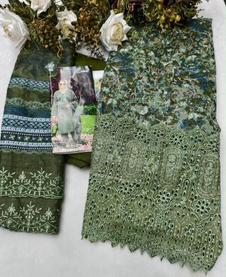 COSMOS FASHION RIWAYAT VOL-1 –Lawn Cotton Chikankari 3-Piece Dress Material dress material catalogs