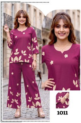 CUTIE Liva Rayon 22KG Designer Kurti Pant 2-Piece Set with Pocket kurtis catalogs