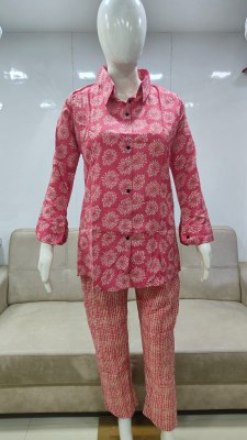Cambric Cotton Print Fabric Size Wise Co Ord Set collection wholesaler Surat  Size wise Combo Set