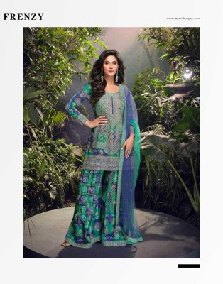 Carnival by Sayuri Designer Premium Silk Embroidered palazzo suit catalogue  readymade suit catalogs