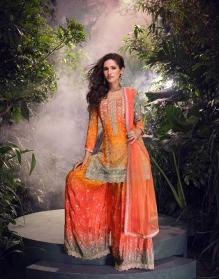 Carnival by Sayuri Designer Premium Silk Embroidered palazzo suit catalogue  readymade suit catalogs