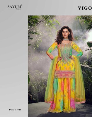 Carnival by Sayuri Designer Premium Silk Embroidered palazzo suit catalogue  readymade suit catalogs