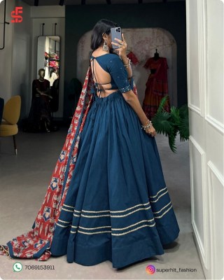 Celebrate New Collection Navratri style lovely printed cotton lehenga choli With Purse  Wholesale lehenga choli