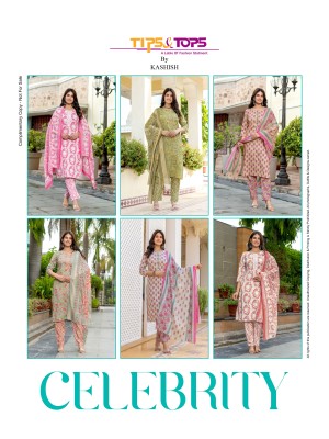 Celebrity by tips and tops cotton printed readymade suit catalogue at affordable rate readymade suit catalogs