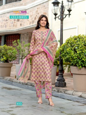 Celebrity by tips and tops cotton printed readymade suit catalogue at affordable rate readymade suit catalogs
