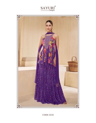 Chakori by Sayuri Designer pure muslin Flower Printed Readymade Sharara Suit catalogue fancy sharara suit Catalogs