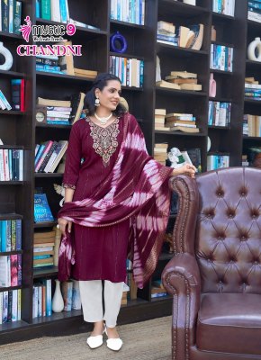 Chandani vol 1 by Mystic 9 Premium Quality Embroidered Readymade suit catalogue at affordable rate readymade suit catalogs