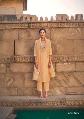 Chandani vol 4 by Anju fabric Pure Cotton self Texture Ready made suit catalogue at affordable rate readymade suit catalogs
