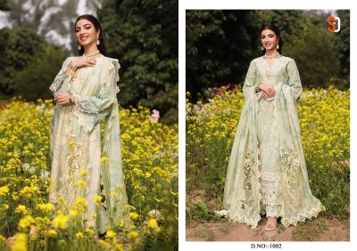 Charizma vol 1 by Shraddha designer pure cotton unstitched dress material catalogue at affordable rate salwar kameez catalogs