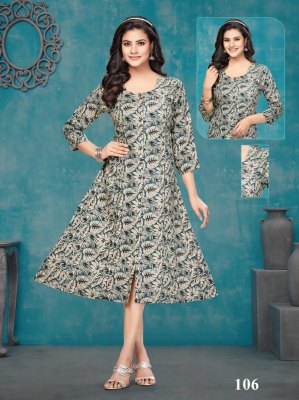 Cherry lunching exclusive reyon foil printed kurti catalogue at affordable rate kurtis catalogs