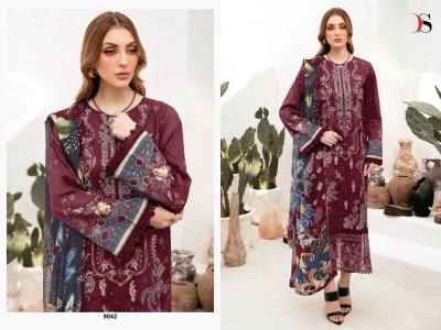 Cheveron 13 by Deepsy Pure cotton Embroidered Pakistani suit catalogue pakistani suit catalogs