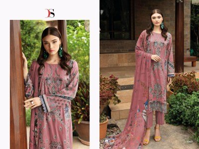Chevron 14 by Deepsy Suit Pure Cotton Embroidered unstitched suit collection with low price salwar kameez catalogs
