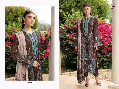 Chevron 14 by Deepsy Suit Pure Cotton Embroidered unstitched suit collection with low price salwar kameez catalogs