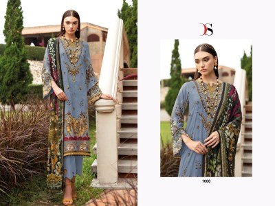 Chevron 14 by Deepsy Suit Pure Cotton Embroidered unstitched suit collection with low price salwar kameez catalogs