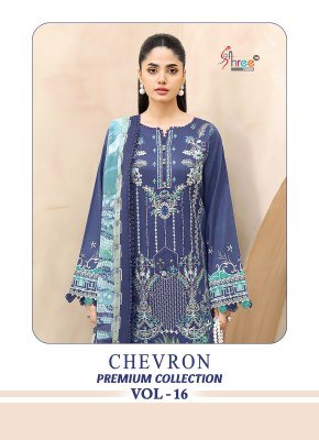 Chevron Premium Collection Vol. 16 Pure Cotton Suit Set with Dupatta 