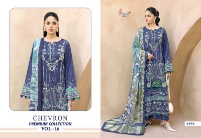 Chevron Premium Collection Vol. 16 Pure Cotton Suit Set with Dupatta dress material catalogs