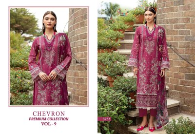 Chevron Vol 9 by Shree Fab Pure Cotton Self Embroidered Pakistani suit collection  pakistani suit catalogs